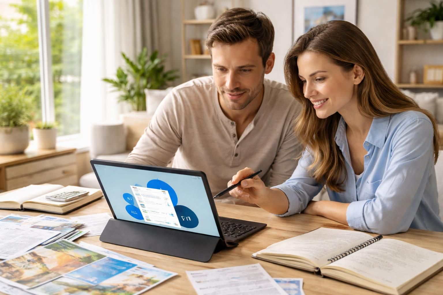 découvrez comment un couple peut organiser facilement son budget, ses projets et ses vacances grâce à une tablette sous windows 11, pour une gestion simplifiée et efficace.